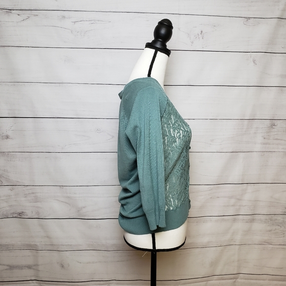 Sold Elsewhere - 89th & Madison Lace Cardigan - Picture 3 of 5